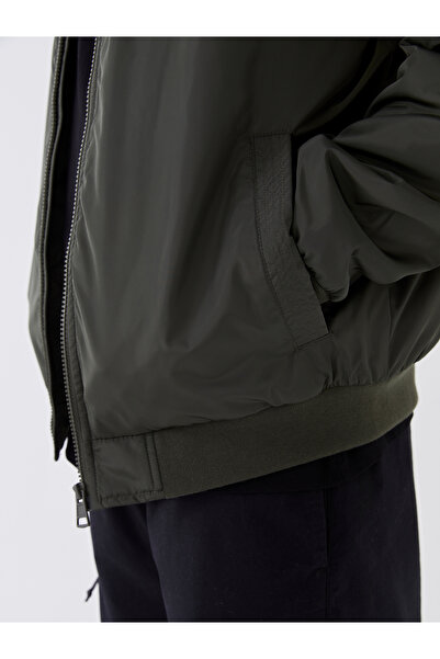 LC Waikiki Bequemer Herren-Bombermantel mit College-Kragen