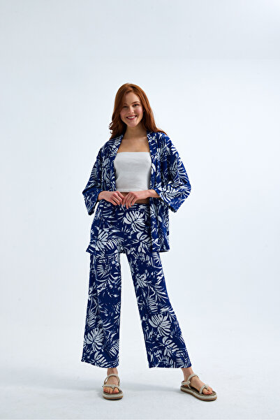 MOONBULL Γυναικείο Σετ Κιμονό με σχέδια