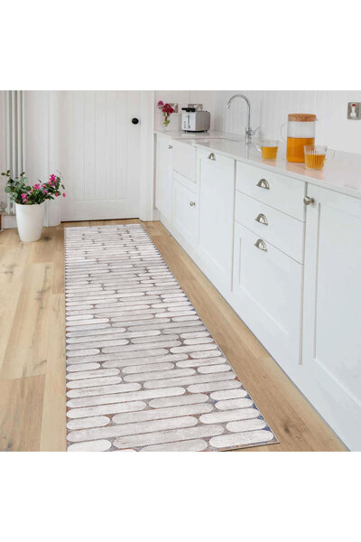 VİVİCAHOME Modern Dijital Baskı Dört Mevsim Yıkanabilir Kaymaz Taban Salon Ha...