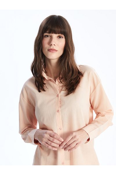 LC Waikiki Oversize dámská tunika - obyčejný dlouhý rukáv