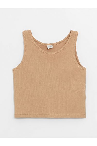LC Waikiki Crew Neck Girls' Tank Top - Basic Model