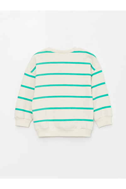 LC Waikiki Crew Neck hosszú ujjú Bugs Nyuszi nyomott kisfiú pulóver és nadrág 2 részes