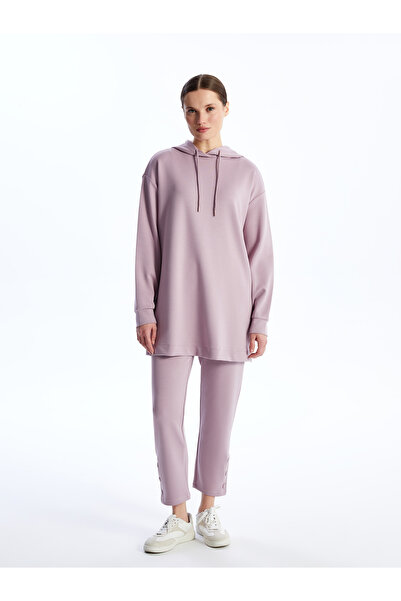 LC Waikiki Damskie gładkie spodnie dresowe z elastyczną talią