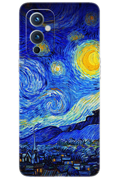 Oneplus 9 LE2115-LE2117 Uyumlu Kılıf Desen Baskılı Silikon Starry Night Yıldı...