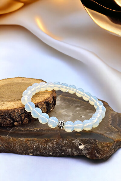 NBS Beautiful Naturel Stones سوار أوباليت من الحجر الطبيعي 8 ملم