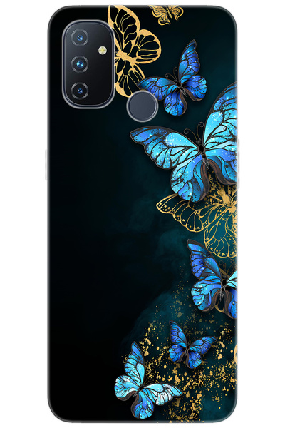 Oneplus Nord N100 (BE2013) Uyumlu Kılıf Desen Baskılı Silikon Kelebekler STK:721 CP-0t1RCQ8