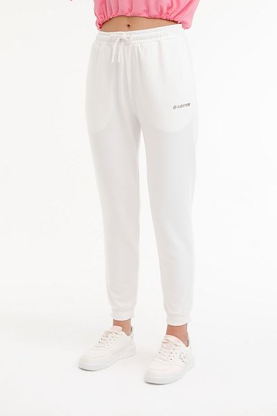 Lotto W-DELFIN BSC JOGGER 4FX Ecru Women's Sweatpants