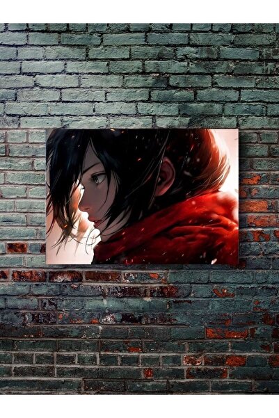 ZNC Αφίσα από χαρτί ειδικής σχεδίασης Attack On Titan Mikasa - Anime & Manga