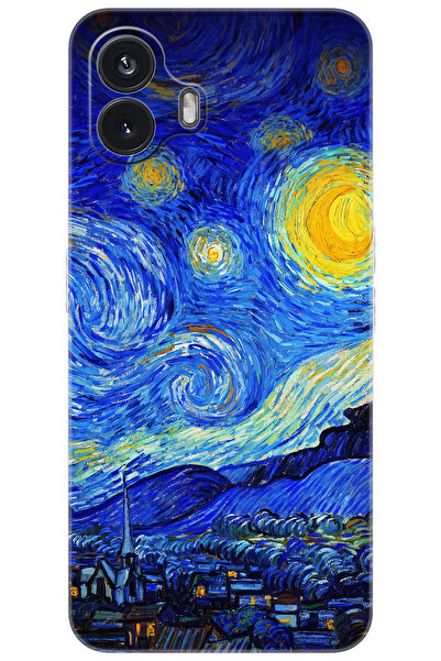 NOTHING Phone 2 Uyumlu Kılıf Desen Baskılı Silikon Starry Night Yıldızlı Gece...