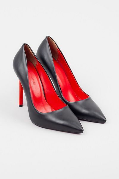 Adım Adım Women's Thin Heels Black Red Stiletto