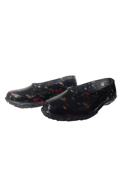 Emek Pantofi de lucru pentru femei cu talpă anti-alunecare lalele negru-maro - emek320-22