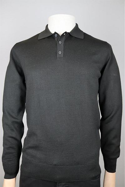 Nehir 234500106 NEHİR BASIC POLO KNITWEAR BLACK