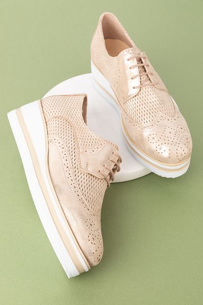 Gondol Pantofi casual de damă din piele naturală cu talpă anatomică ell.6293