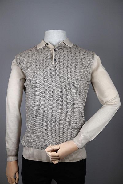 Nehir 234101306 NEHİR POLO KNITWEAR STONE