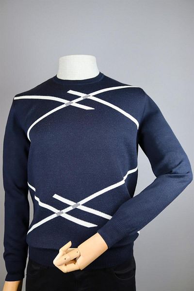 Nehir 234102501 RIVER O-NECK KNITWEAR NAVY BLUE