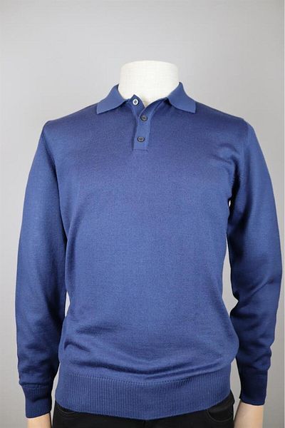 Nehir 234500106 NEHİR BASIC POLO KNITWEAR BLUE