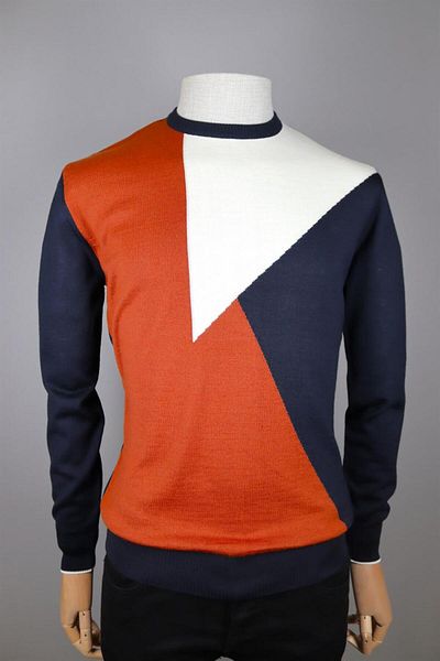 Nehir 234102301 RIVER O-COLLAR KNITWEAR NAVY BLUE