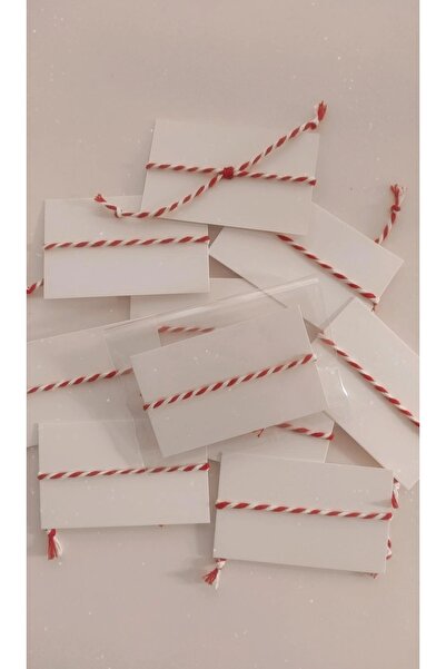 KÜBRA 50 Adet Marteniçka Bileklik, Şans Bilekliği, Arkadaşlık Bilekliği, Kırm...