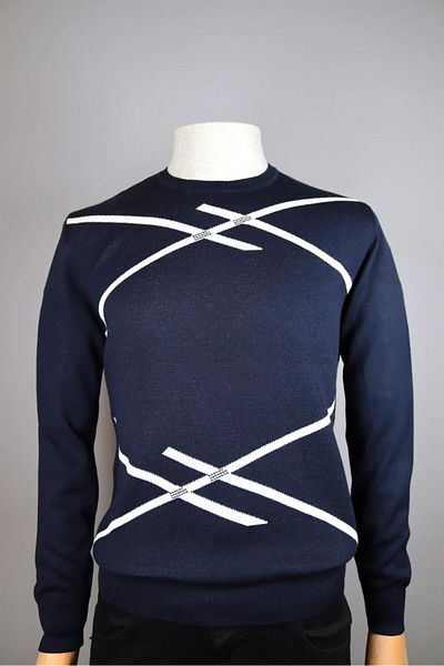Nehir 234102501 RIVER O-NECK KNITWEAR NAVY BLUE