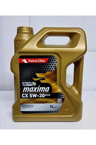 Petrol Ofisi Maxima Cx 5w30 Plus 5 Lt Dpf Partiküllü Motor Yağı