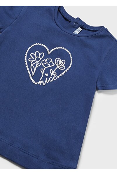 MAYORAL Metallic Printed Baby Girl T-Shirt - 105
