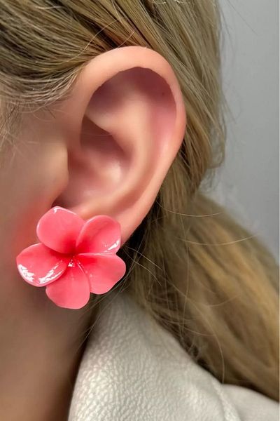 Only Vogue Lotus Earrings with 2 Year Warranty Certificate
