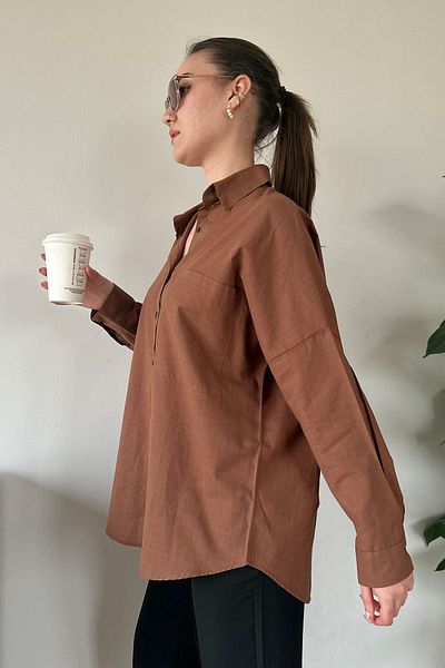 CİDDE Women's Linen Shirt