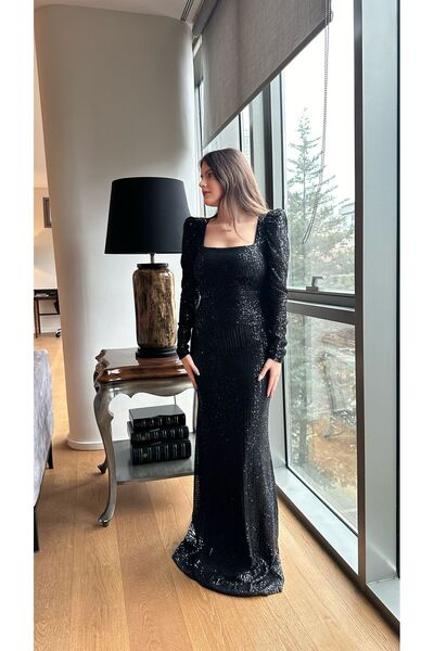 Sultan Ekşioğlu Tasarımı Payet Balık Abiye