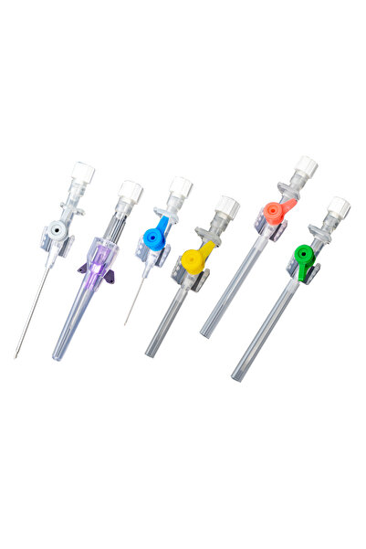 BRP IV Steril Portlu Kanül 20 İntraket Pembe Branül 50 Adet