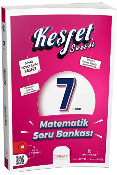 Günay Yayıncılık 7. Sınıf Keşfet Matematik Soru Bankası/Raşit Güzel/978625833...