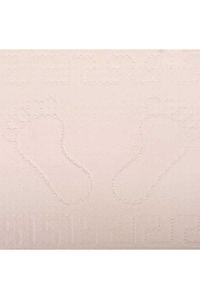 AYHOME Footprint Non-Slip Special Based Bath Mat Turquoise Color 40 X 60 Cm Door Front Mat with Gel Base