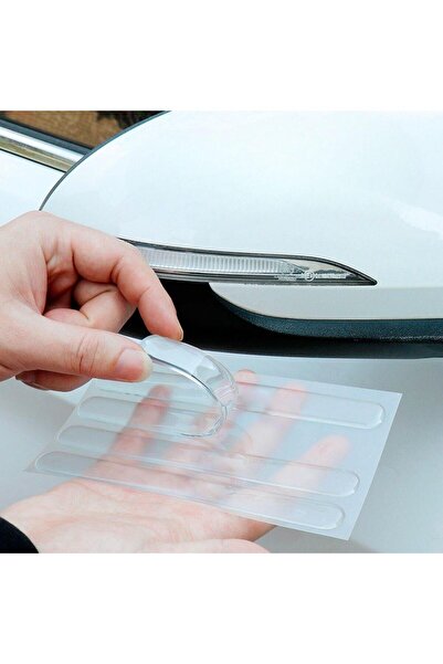 ZhlTools Auto Impact Protector Transparent Self-Adhesive Tapes 4 Pieces Set