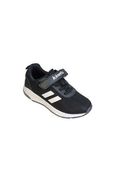 Kinetix KINETIX Boy's White Navy Blue Mesh Velcro Lighted Casual Sneakers