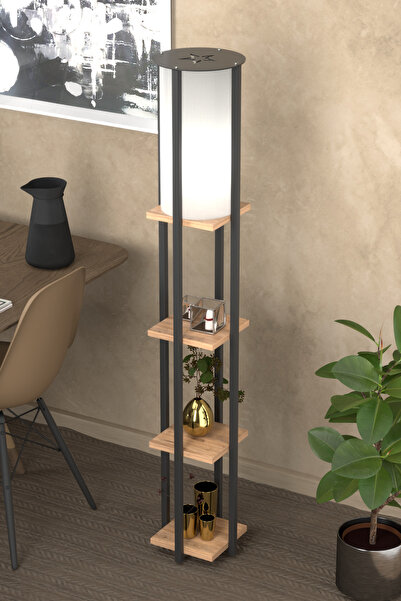 Genel Markalar YILDIZLI RAFLI KİTAPLIKLI ATLANTİK ÇAM LAMBADER 4001A