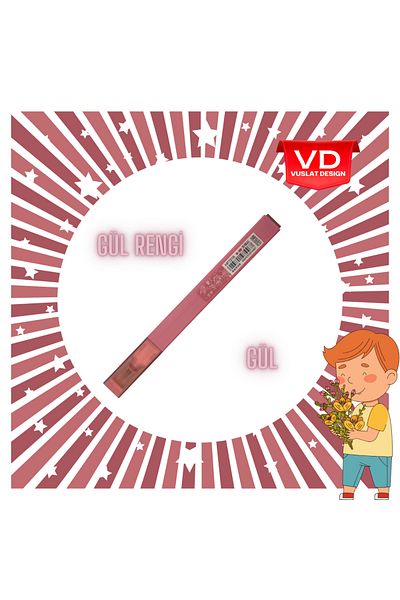 Vuslat Design Scented Highlighter Flower Scented Brush Tip Pen Highlighter Marker Pen