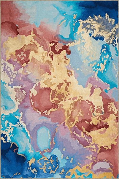 Rugs Modern Halı Πολύχρωμο αφηρημένο παστέλ μοτίβο τέχνης Δημιουργικό μοντέρν...