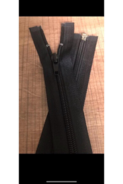 NİCE YATAK, ALEZ FERMUARI, PLASTİK DİŞ NAYLON GÜÇLÜ DİŞLİ, SİYAH, 750 cm FERMUAR