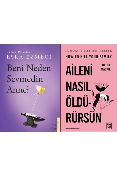 Destek Yayınları Beni Neden Sevmedin Anne + Aileni Nasıl Öldürürsün 2 Kitap Set