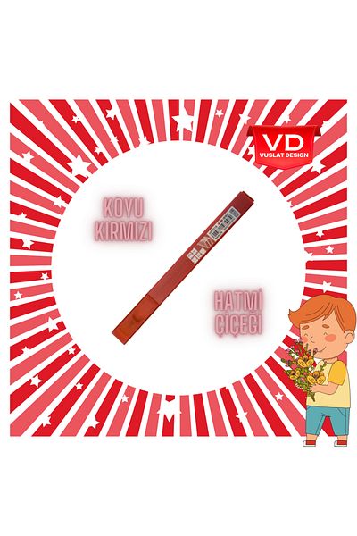 Vuslat Design Scented Highlighter Flower Scented Brush Tip Pen Highlighter Marker Pen