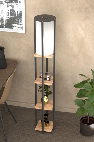 Genel Markalar YILDIZLI RAFLI KİTAPLIKLI ATLANTİK ÇAM LAMBADER 4001A