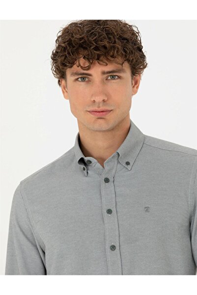 Pierre Cardin Slim Fit Long Sleeve Shirt