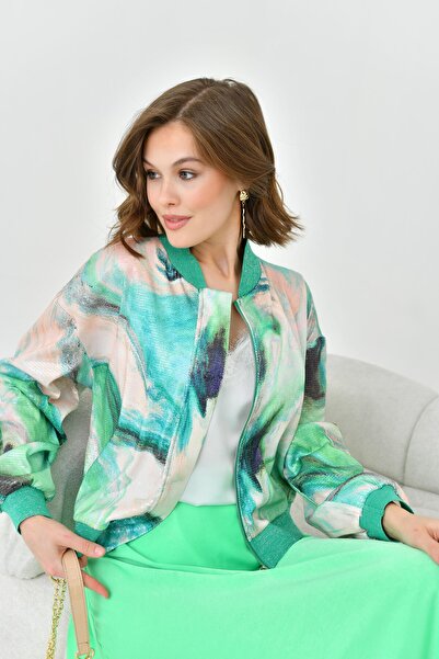 günay boutıque Sequined Jacket Set