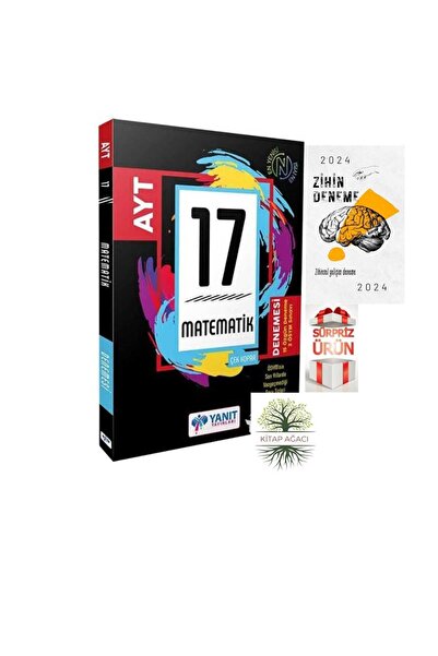 Kollektif YANIT YAYINLARI AYT MATEMATİK 17 DENEME+ZİHİN DENEME+SÜPRİZ HEDİYE