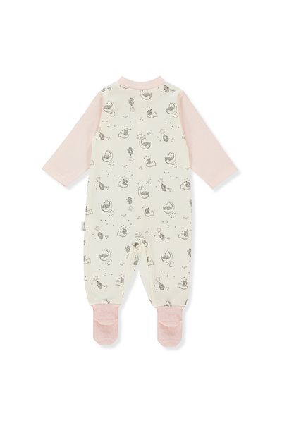 Bebetto INTERLOK JUMPSUIT WITH SOCKS (SLEEPY CUTE) T 3584
