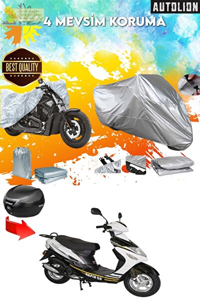 AUTOLION RMG Moto Gusto Rapid 50 REAR POUCH COMPATIBLE ULTRA PROTECTIVE MOTOR...