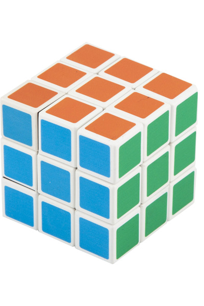 Mahi Max Magic Cube Zeka Küpü Rubik Küp Beyaz Zeminli 6 Renk Küp Puzzle Yapboz
