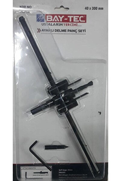 Baytec Bay-Tec Ayarlı Delme Panç Seti 300mm Mk0314 PAMİRAVM