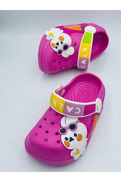 Hızlı Al CUTE RABBIT FIGURED CHILD BABY SANDALS SLIPPERS CROSS SLIPPERS