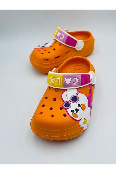 Hızlı Al CUTE RABBIT FIGURED CHILD BABY SANDALS SLIPPERS CROSS SLIPPERS