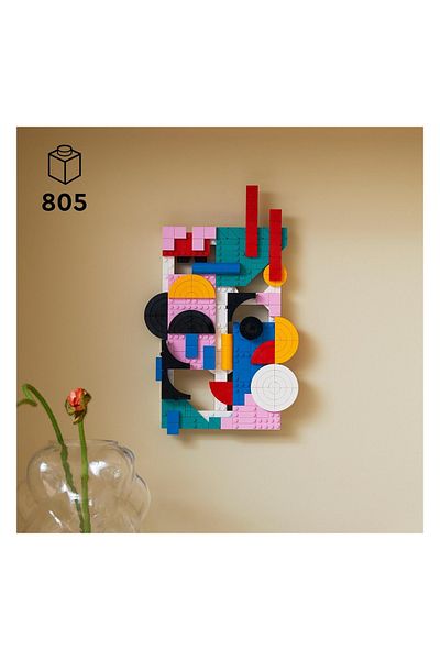 Sumptuous -LEGO-Art Modern Art 31210 - لوحة جدارية تجريدية لمحبي الفنون للبالغين